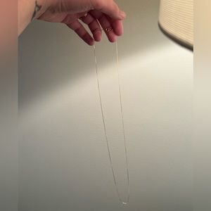 14k solid yellow gold box chain necklace. 26.5”